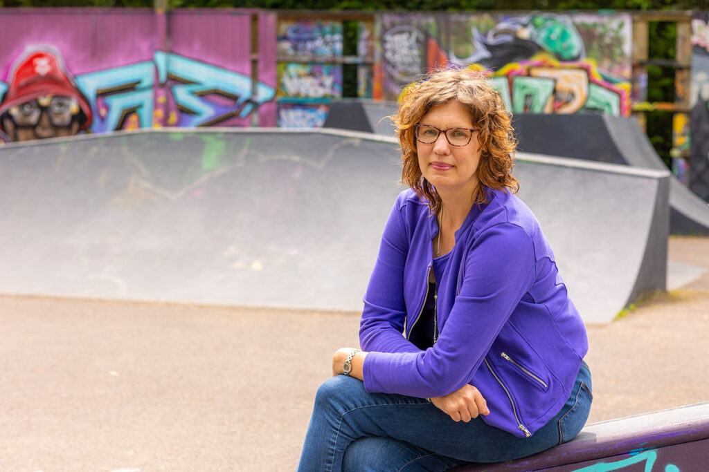 Image of Clare Cogan, author of the blog post on letting go during her teen’s first year at university.